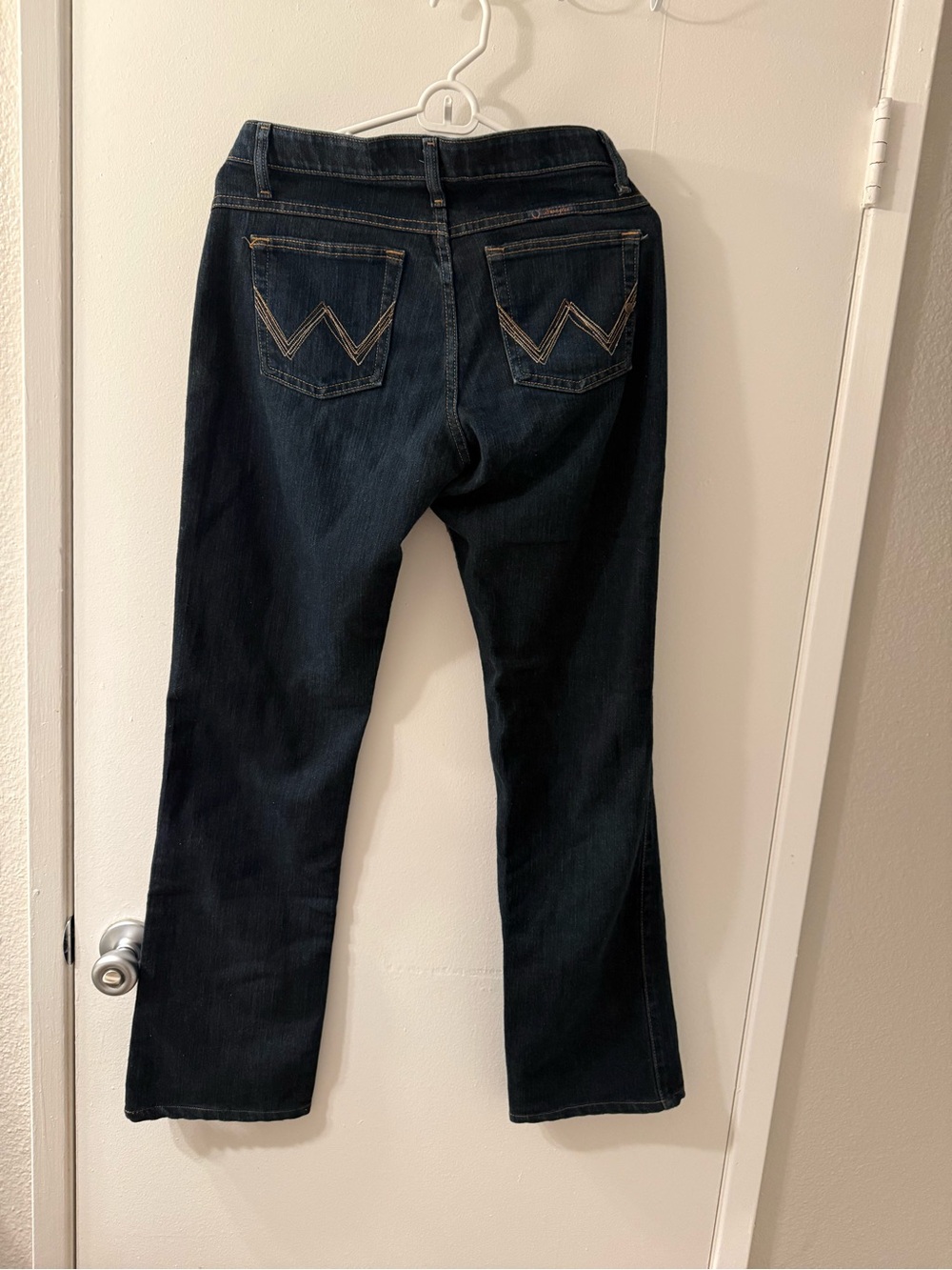 Dark Blue Women's Straight-Leg Jeans